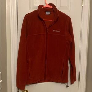 Columbia Deep Red Fleece Jacket
